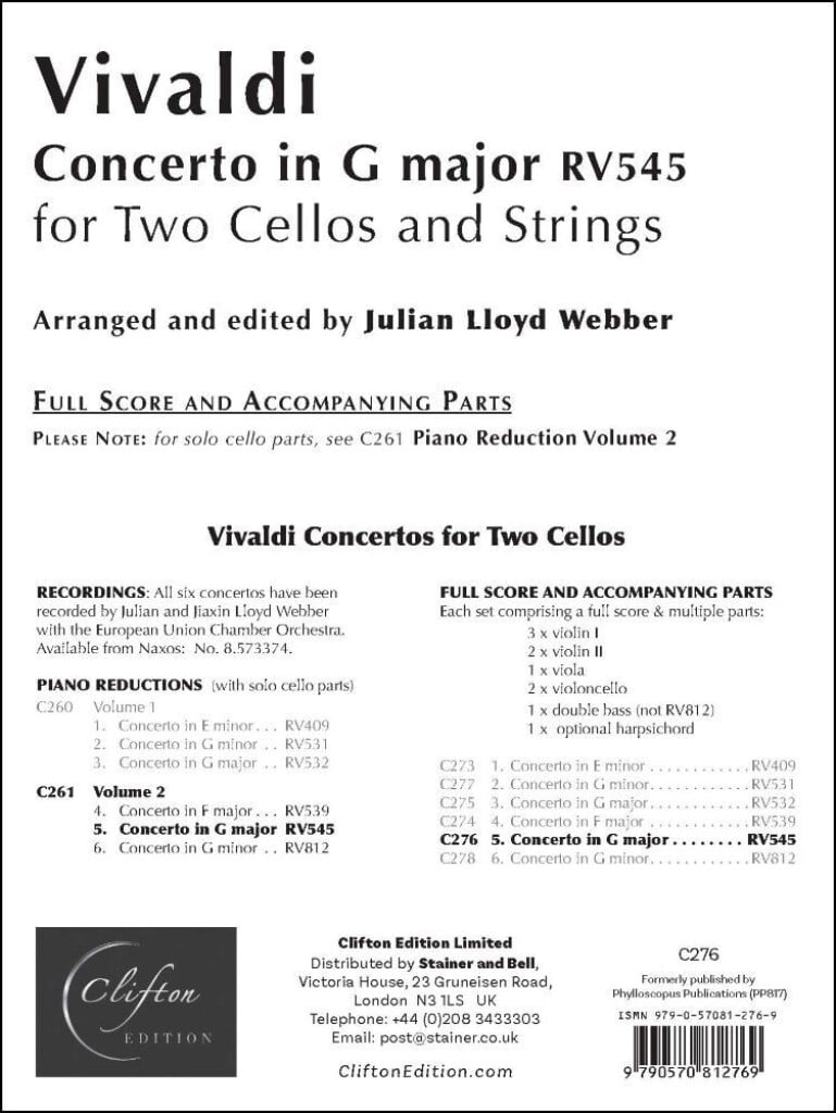 Concerto in G Major RV545